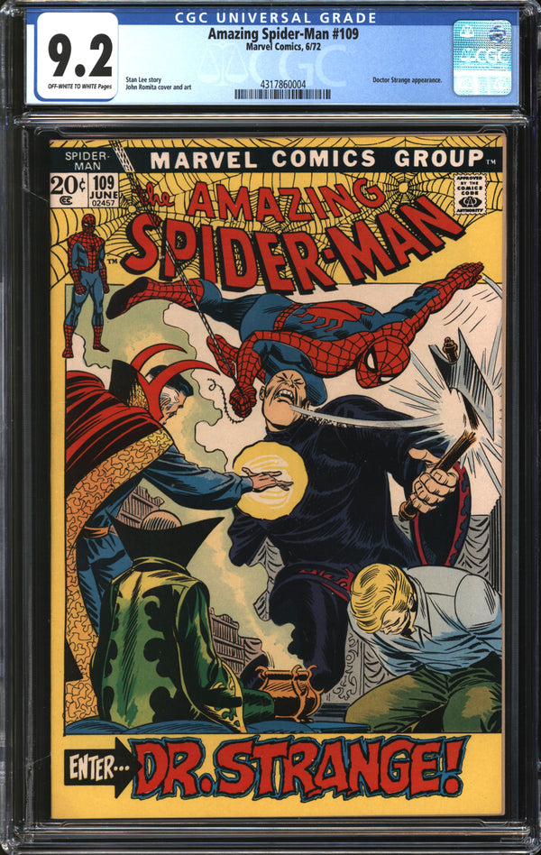 Amazing Spider-Man (1963) #109 CGC 9.2 NM-