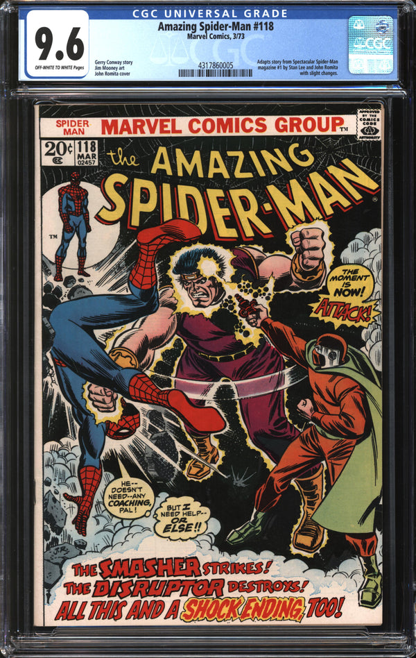 Amazing Spider-Man (1963) #118 CGC 9.6 NM+