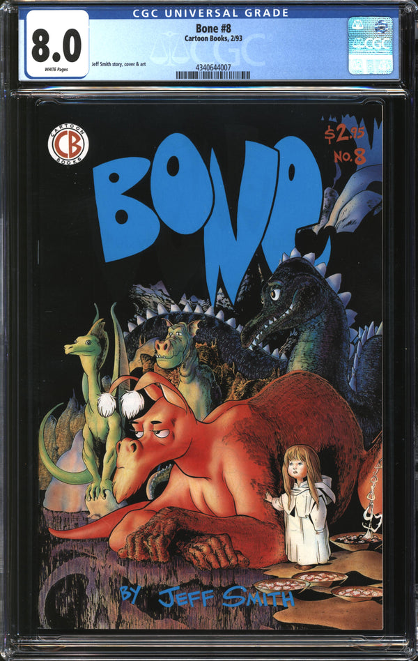 Bone (1991) # 8 CGC 8.0 VF