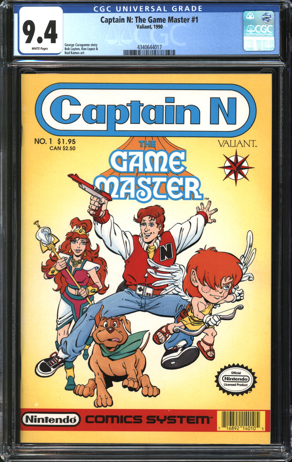 Captain N: The Game Master (1990) #1 CGC 9.4 NM
