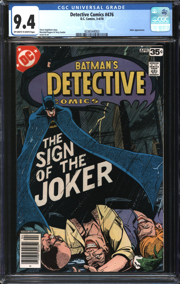 Detective Comics (1937) #476 CGC 9.4 NM