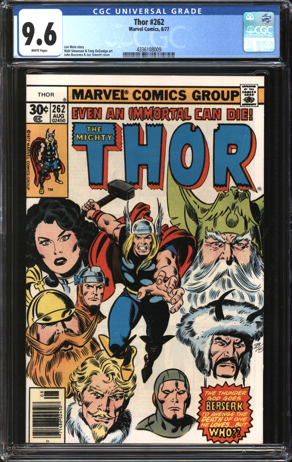 Thor (1966) #262 CGC 9.6 NM+