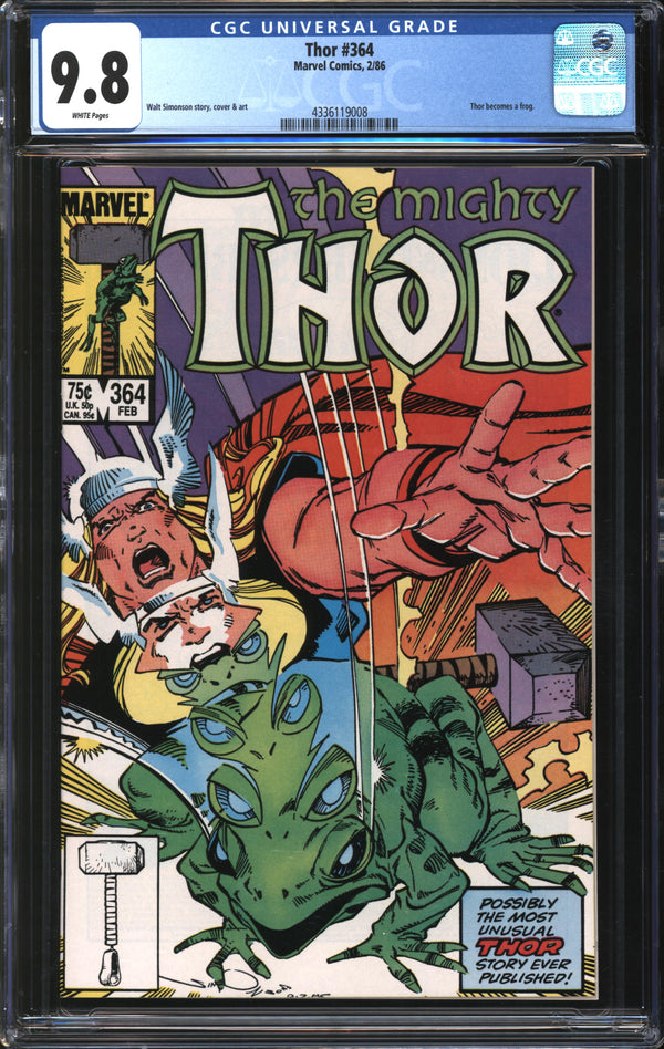 Thor (1966) #364 CGC 9.8 NM/MT