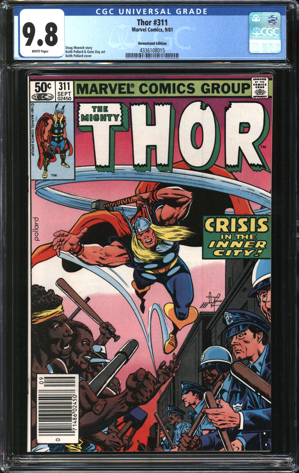 Thor (1966) #311 Newsstand Edition CGC 9.8 NM/MT