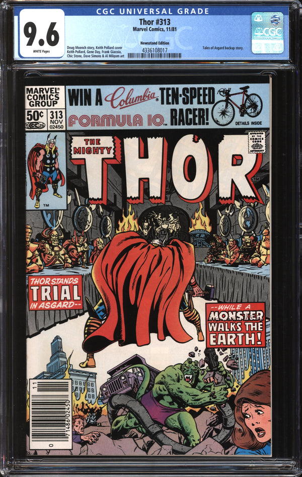 Thor (1966) #313 Newsstand Edition CGC 9.6 NM+