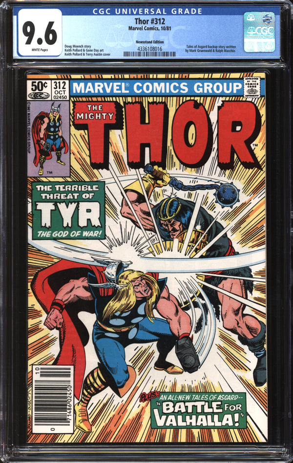 Thor (1966) #312 Newsstand Edition CGC 9.6 NM+