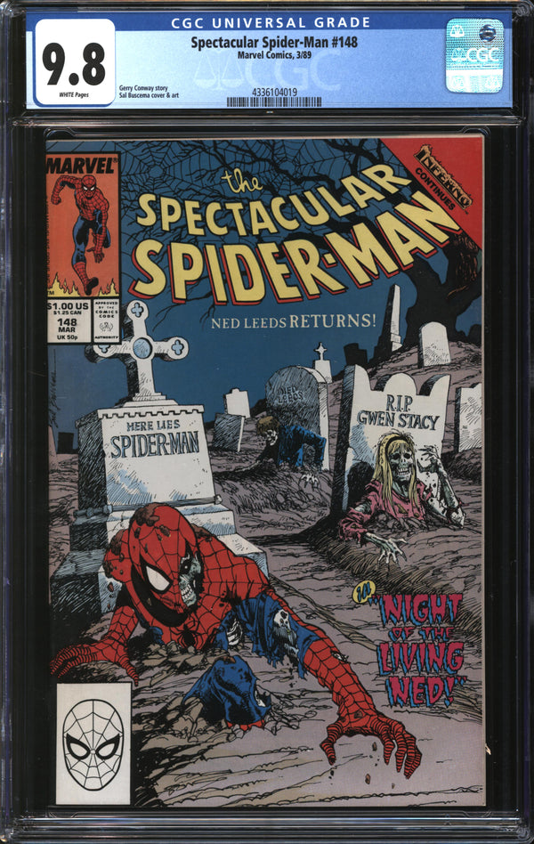 Spectacular Spider-Man (1963) #148 CGC 9.8 NM/MT