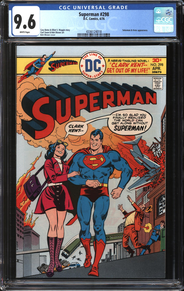 Superman (1939) #298 CGC 9.6 NM+