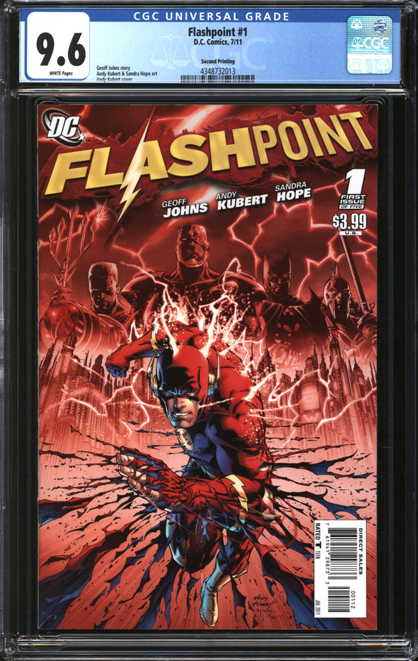 Flashpoint (2011) #1 Second Printing CGC 9.6 NM+
