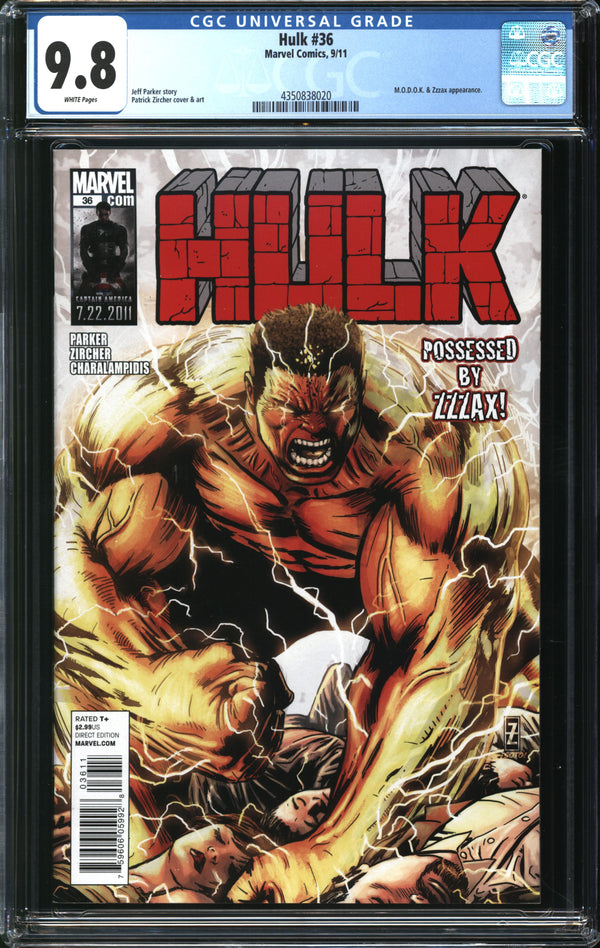 Hulk (2008) #36 CGC 9.8 NM/MT