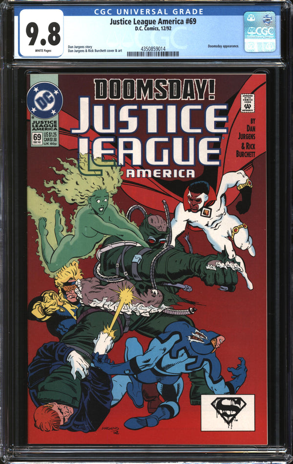Justice League America (1992) #69 CGC 9.8 NM/MT