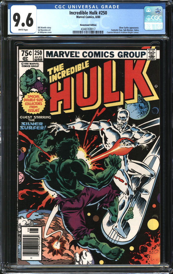 Incredible Hulk (1962) #250 Newsstand Edition CGC 9.6 NM+