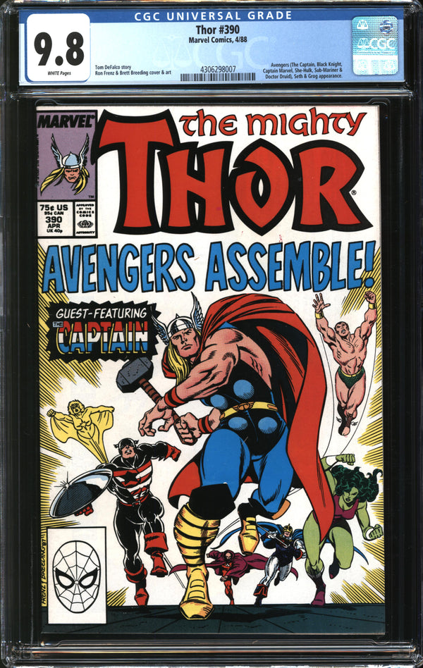 Thor (1966) #390 CGC 9.8 NM/MT