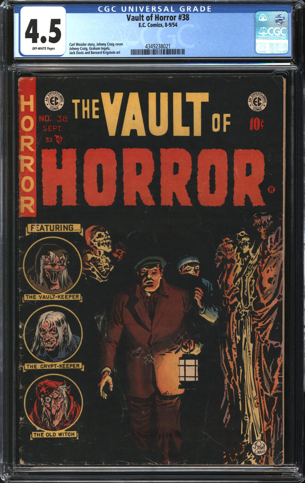 Vault Of Horror (1950) #38 CGC 4.5 VG+