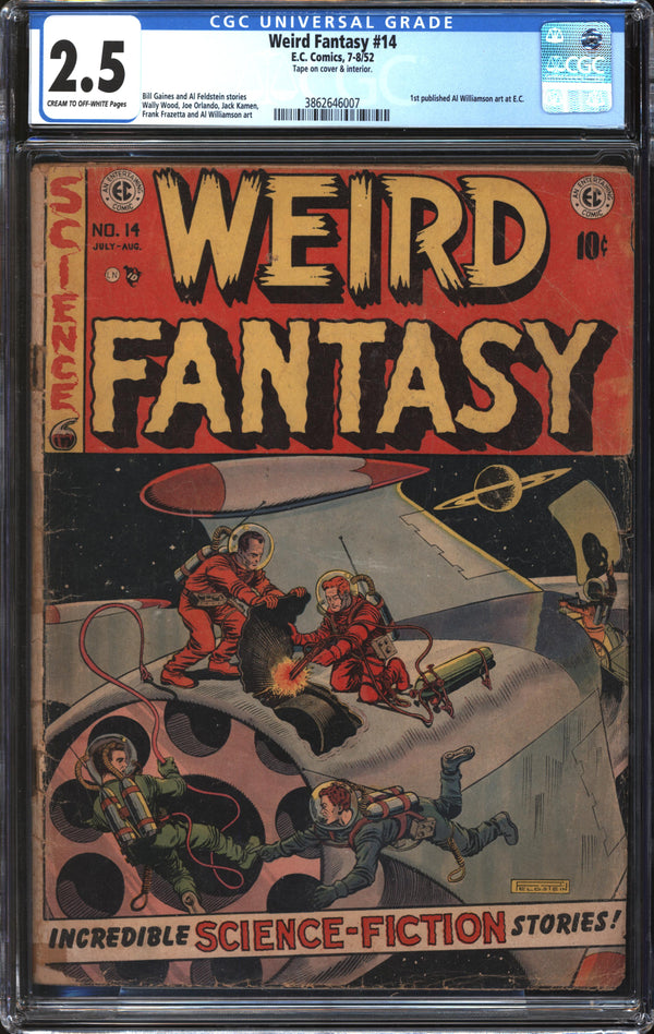 Weird Fantasy (1950) #14 CGC 2.5 GD+