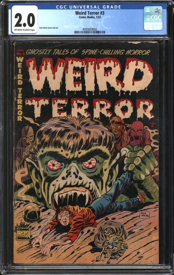 Weird Terror (1952) #3 CGC 2.0 GD