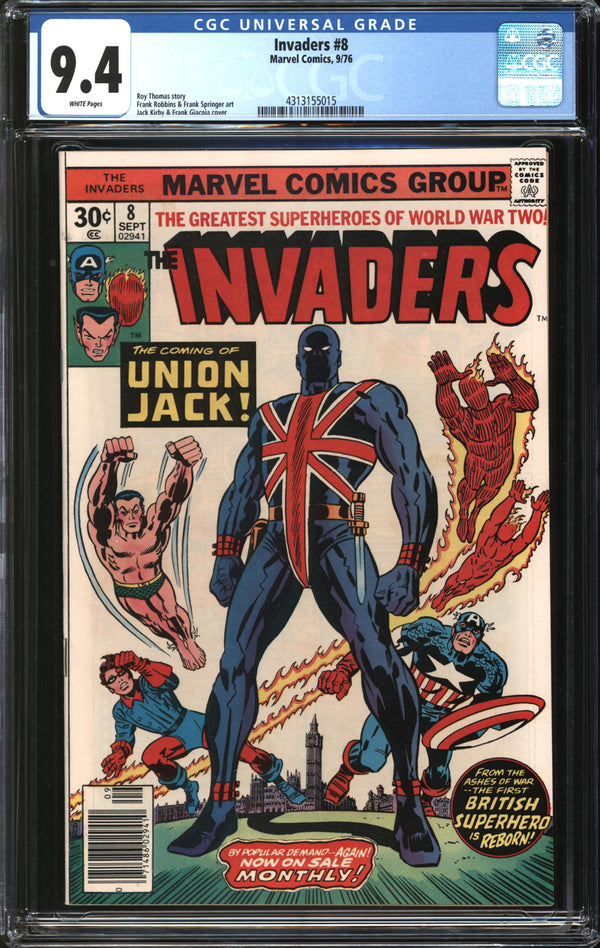 Invaders (1975) # 8 CGC 9.4 NM