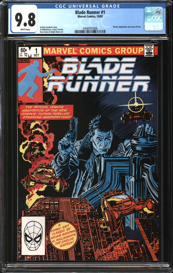 Blade Runner (1982) #1 CGC 9.8 NM/MT