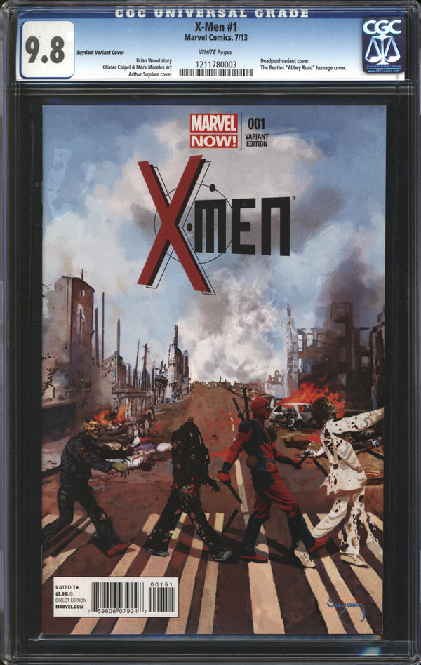 X-Men (2013) #1 Arthur Suydam Variant CGC 9.8 NM/MT