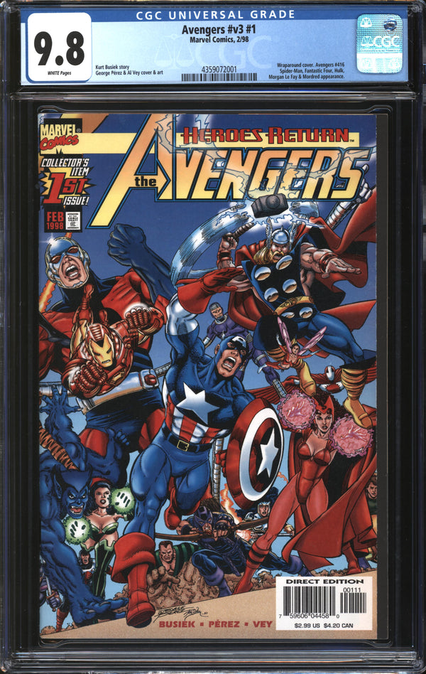 Avengers (1998) #1 CGC 9.8 NM/MT