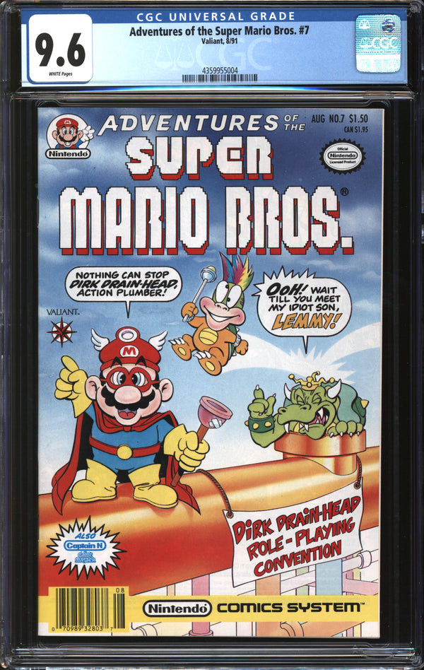 Adventures Of The Super Mario Bros. (1991) #7 CGC 9.6 NM+