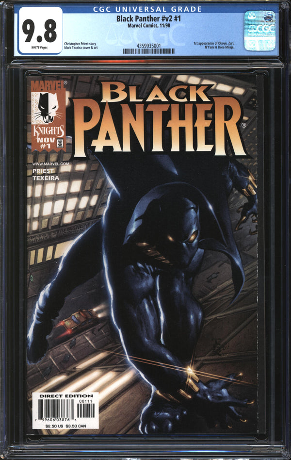 Black Panther (1998) # 1 CGC 9.8 NM/MT