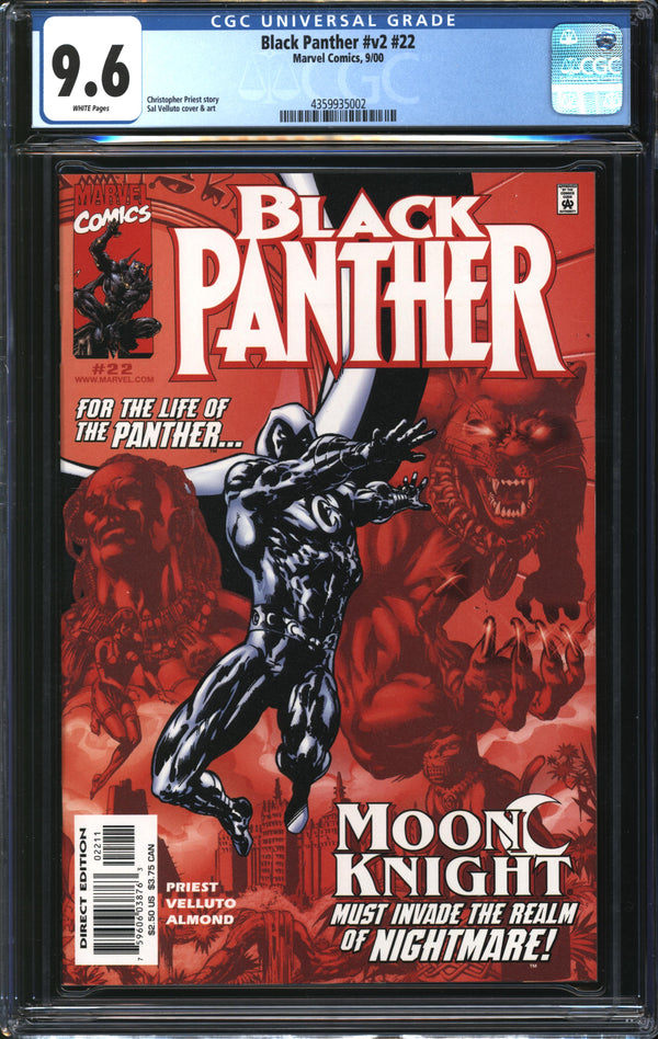 Black Panther (1998) #22 CGC 9.6 NM+