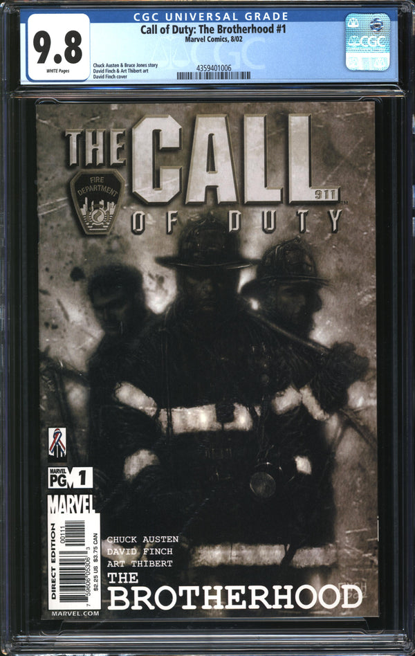Call Of Duty: The Brotherhood (2002) #1 CGC 9.8 NM/MT