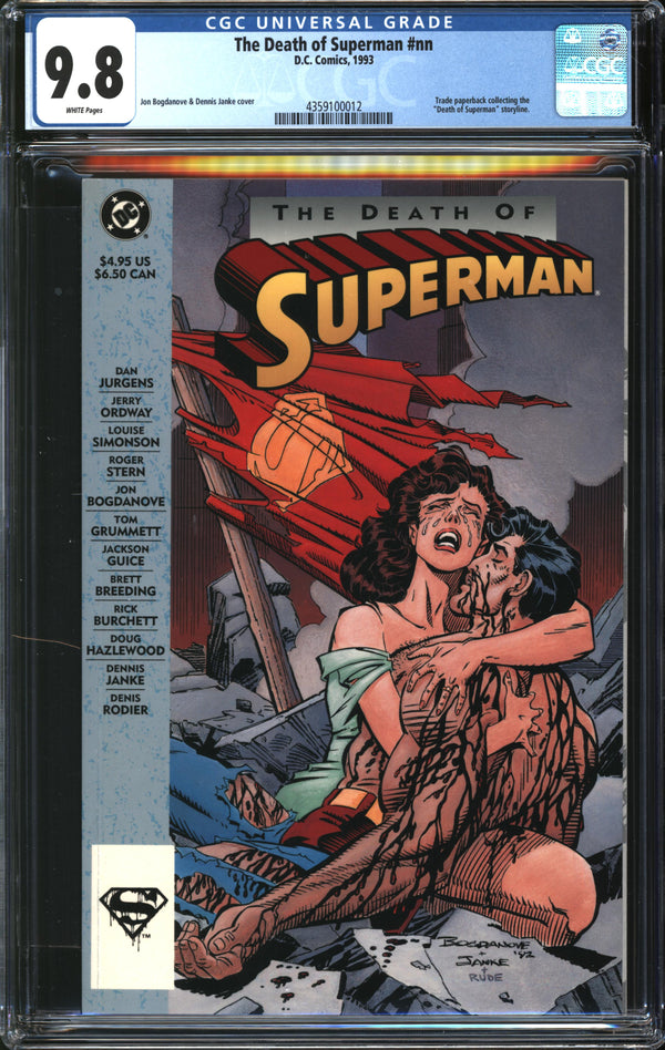 Death Of Superman (1993) #1 CGC 9.8 NM/MT