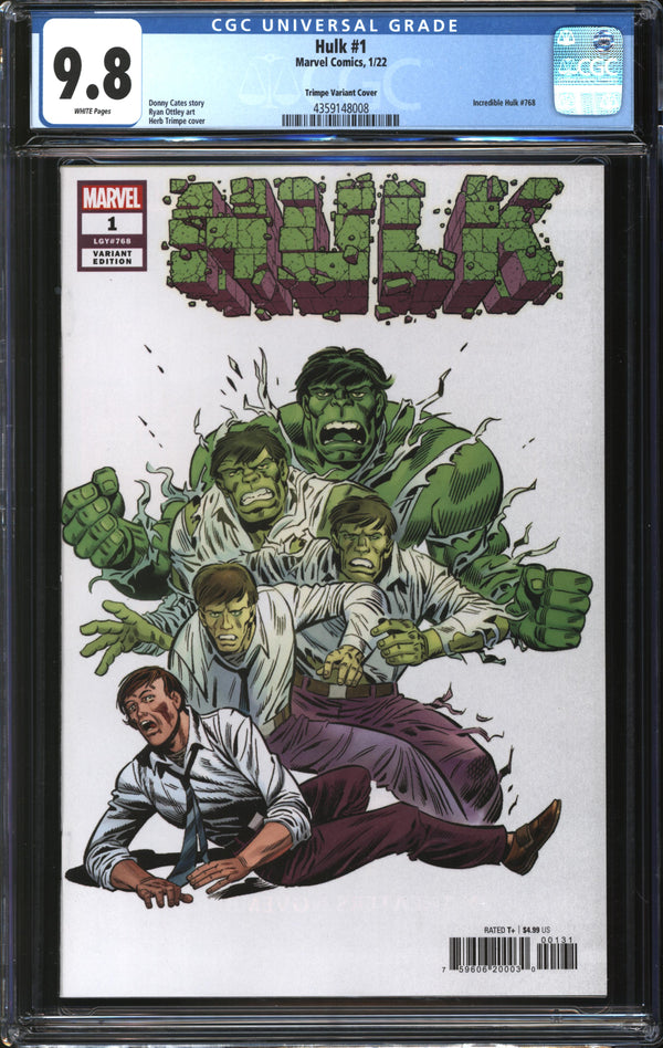 Hulk (2022) #1 Herb Trimpe Variant CGC 9.8 NM/MT
