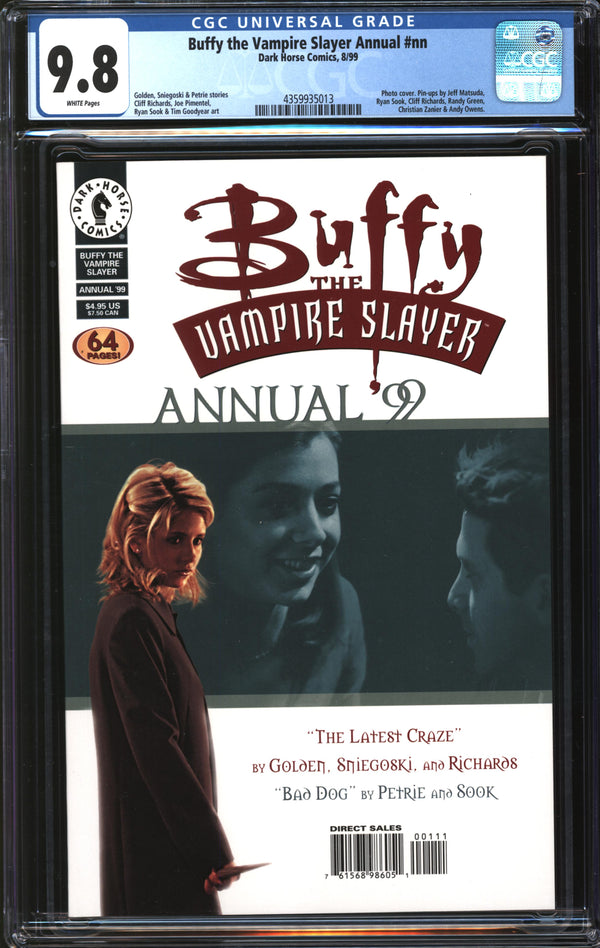 Buffy The Vampire Slayer Annual (1999) #1 CGC 9.8 NM/MT