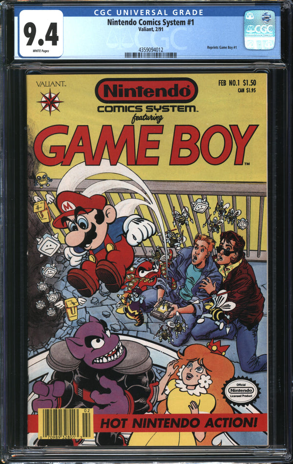 Nintendo Comics System (1991) #1 CGC 9.4 NM