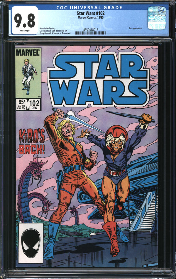 Star Wars (1977) #102 CGC 9.8 NM/MT