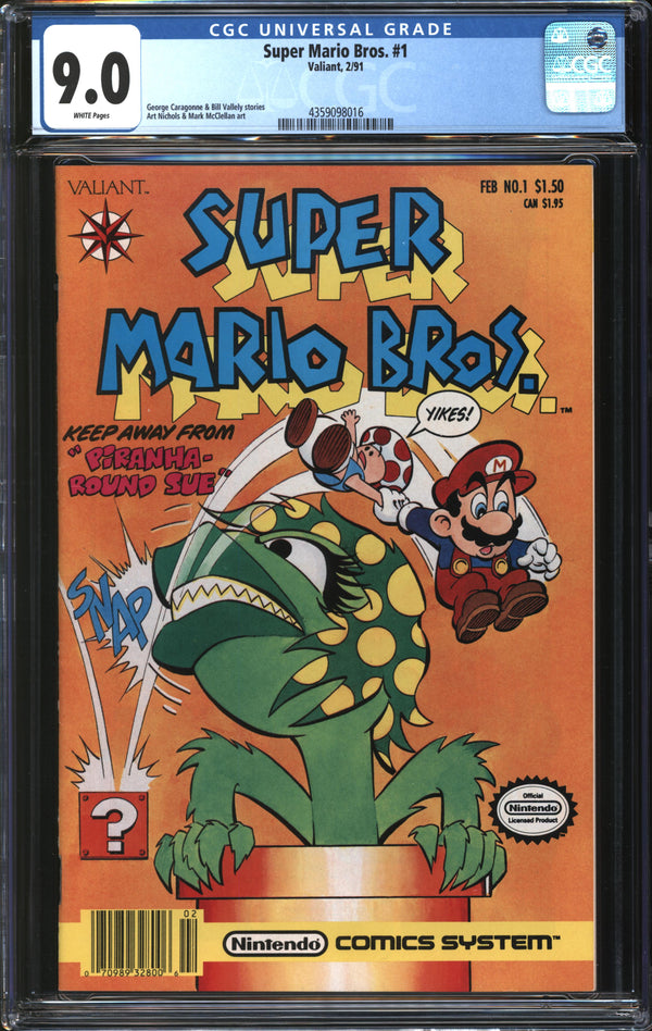 Super Mario Bros. (1991) #1 CGC 9.0 VF/NM
