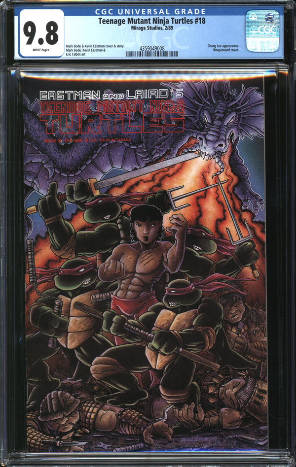 Teenage Mutant Ninja Turtles (1984) #18 CGC 9.8 NM/MT