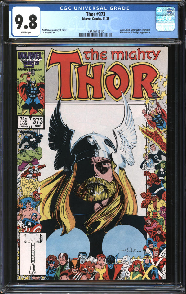 Thor (1966) #373 CGC 9.8 NM/MT