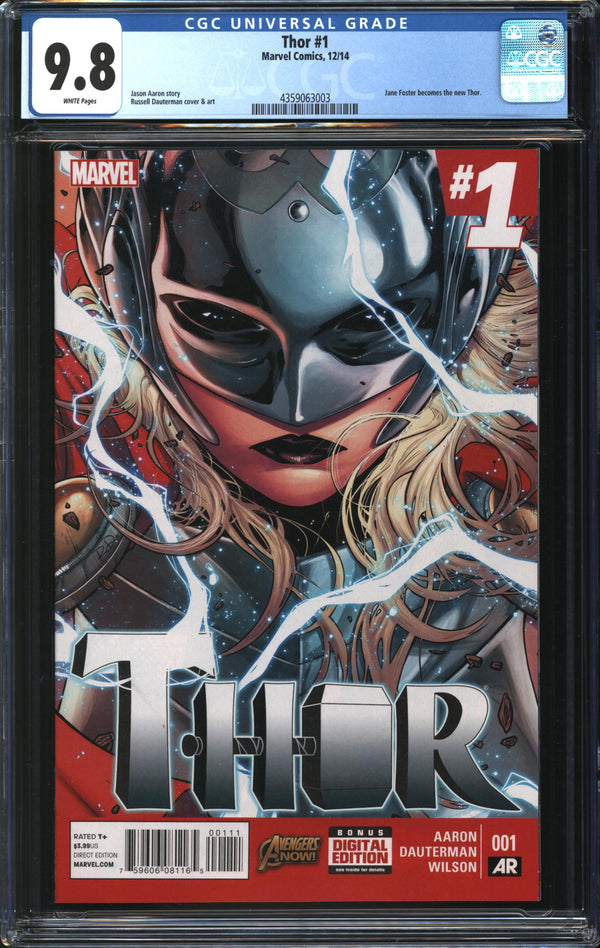 Thor (2014) #1 CGC 9.8 NM/MT