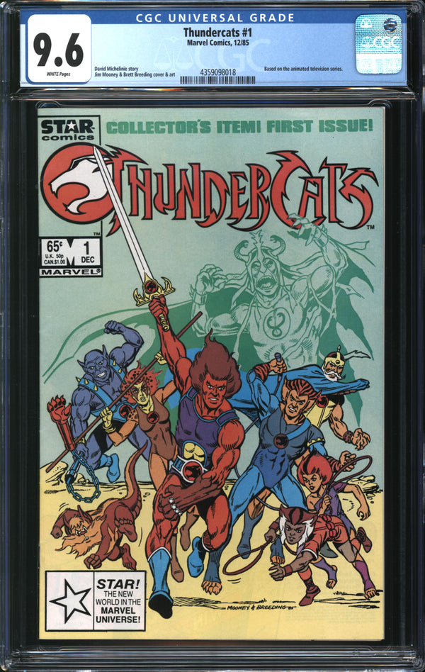 Thundercats (1985) #1 CGC 9.6 NM+