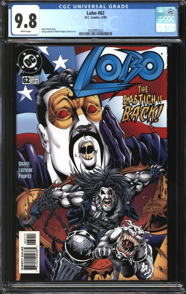 Lobo (1993) #62 CGC 9.8 NM/MT