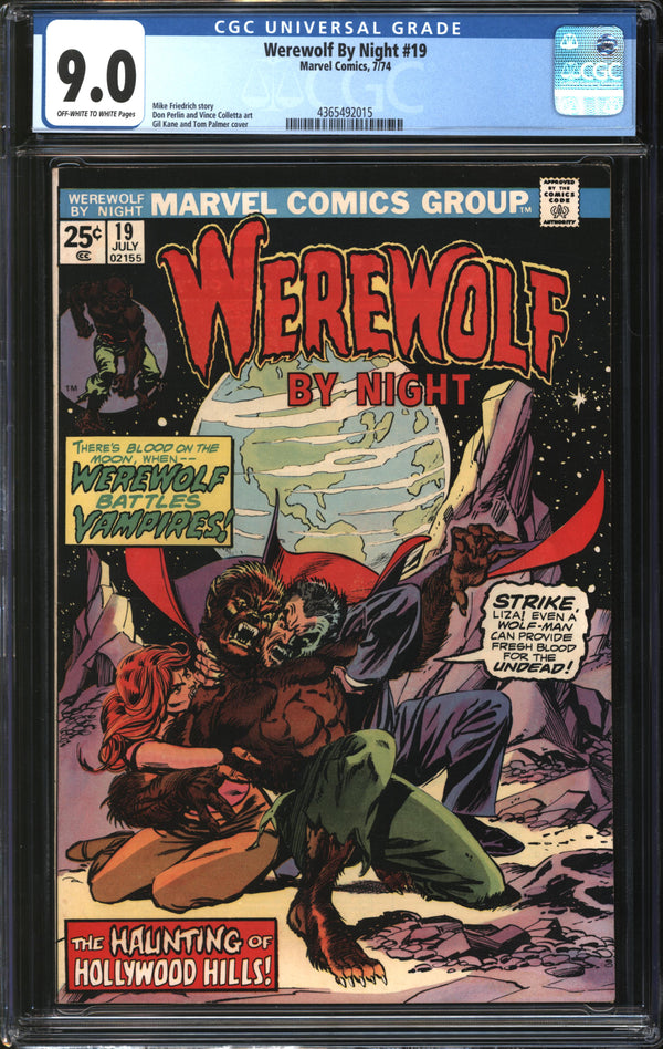 Werewolf By Night (1972) #19 CGC 9.0 VF/NM