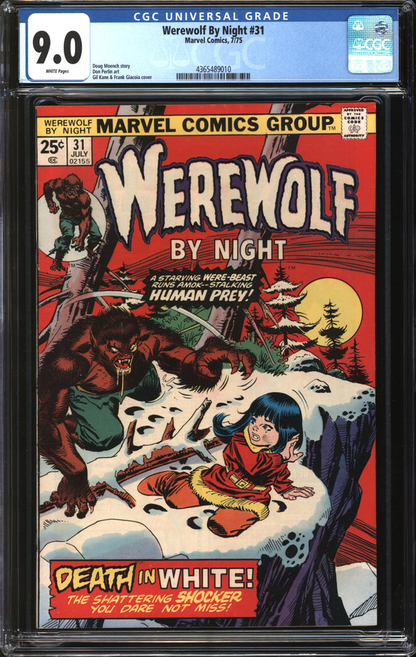 Werewolf By Night (1972) #31 CGC 9.0 VF/NM