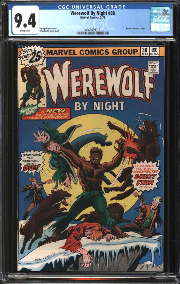 Werewolf By Night (1972) #38 CGC 9.4 NM