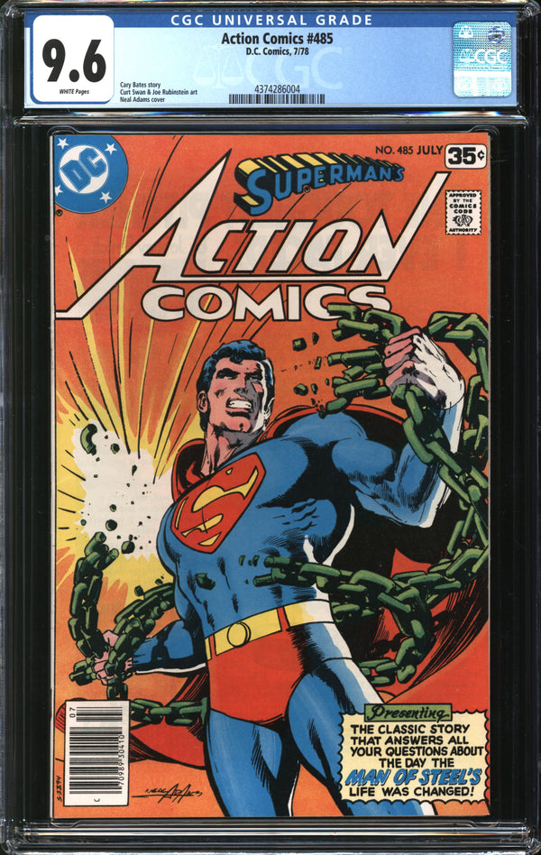 Action Comics (1938) #485 CGC 9.6 NM+