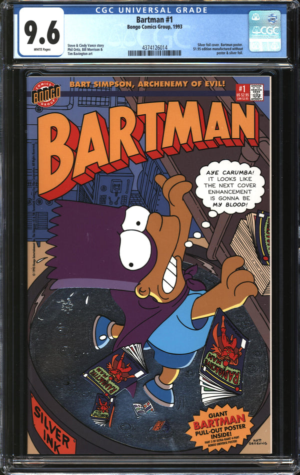 Bartman (1993) #1 CGC 9.6 NM+