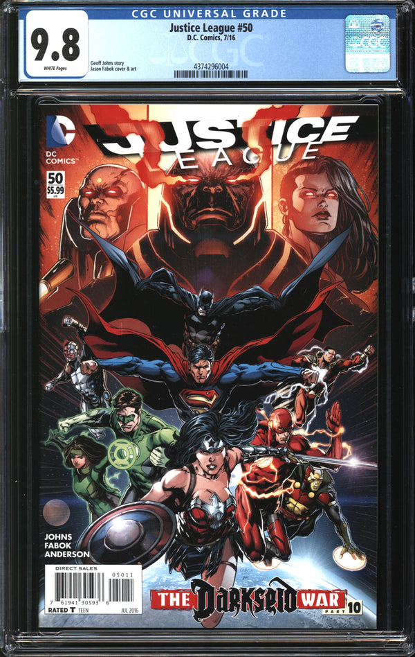 Justice League (2011) #50 CGC 9.8 NM/MT