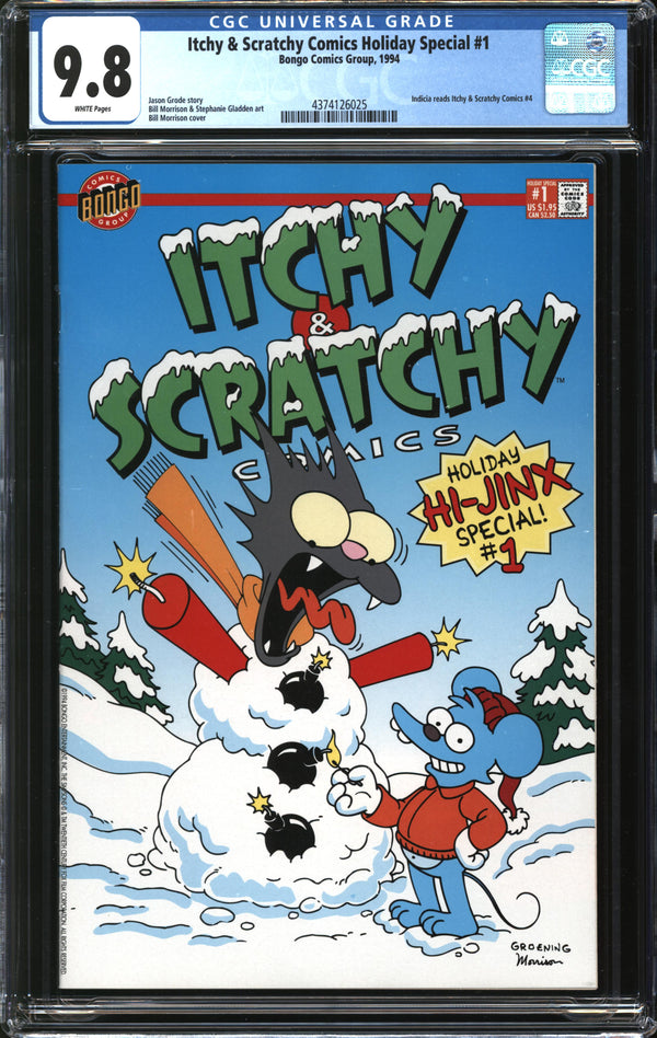 Itchy & Scratchy Comics Holiday Special (1994) #1 CGC 9.8 NM/MT