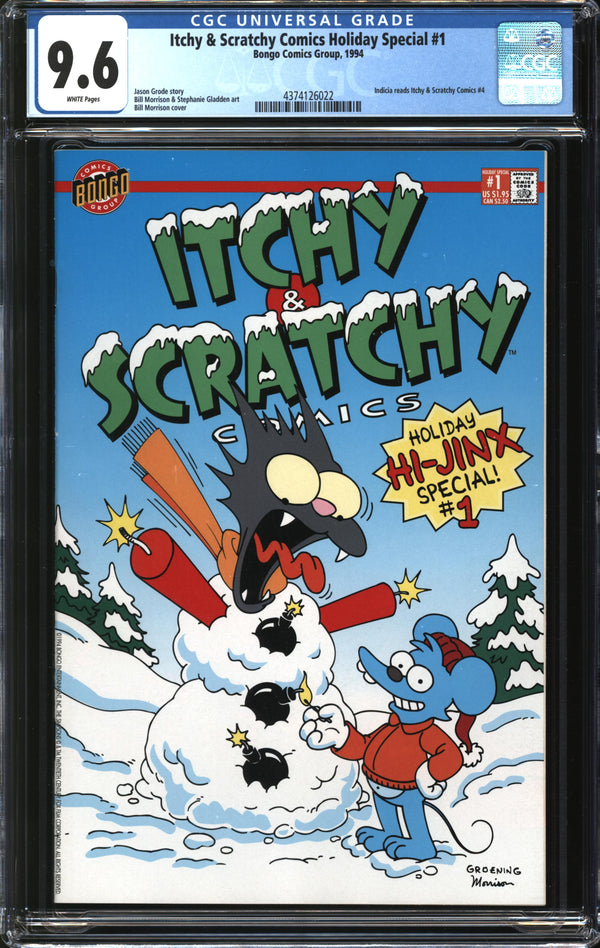 Itchy & Scratchy Comics Holiday Special (1994) #1 CGC 9.6 NM+