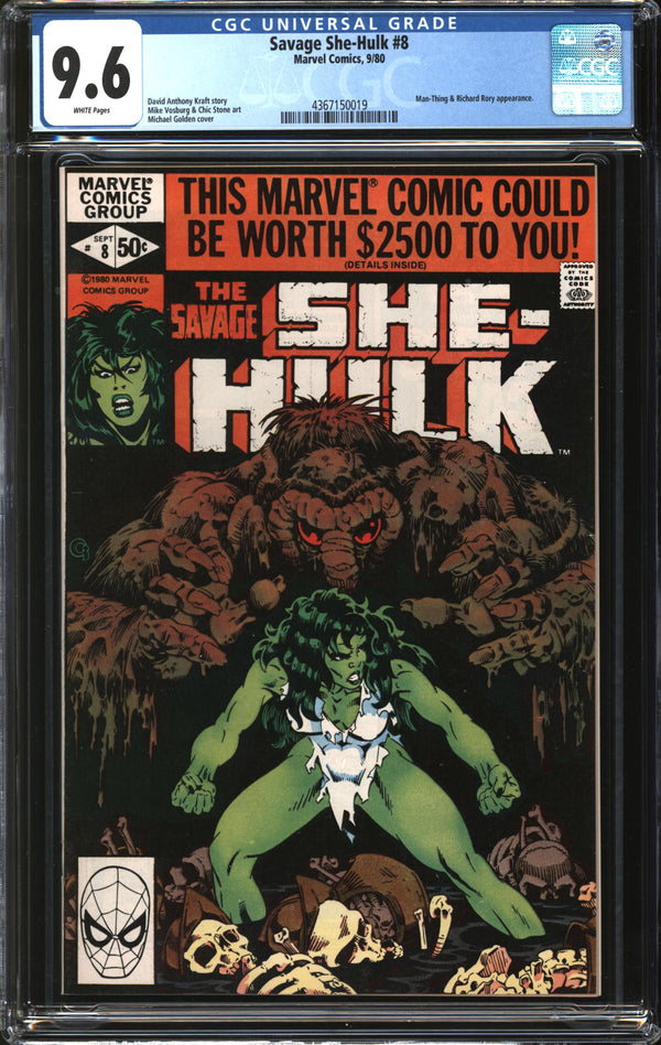 Savage She-Hulk (1980) # 8 CGC 9.6 NM+