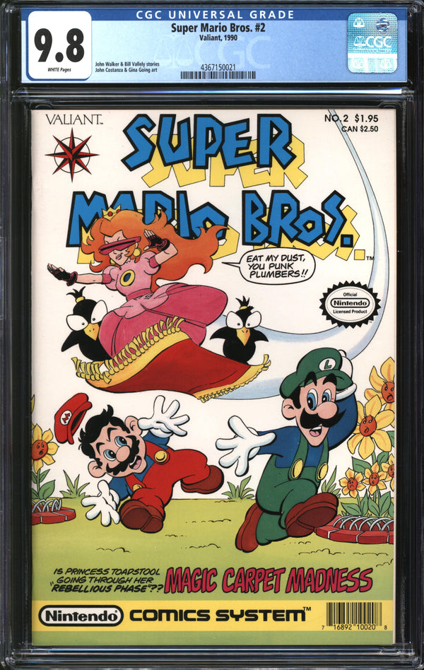 Super Mario Bros. (1990) #2 CGC 9.8 NM/MT