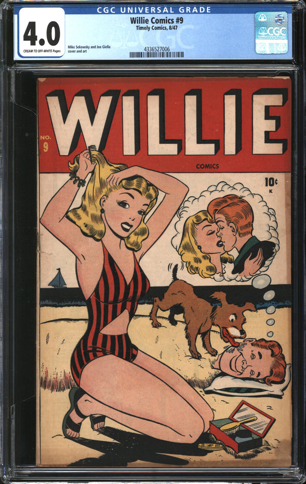 Willie Comics (1946) #9 CGC 4.0 VG
